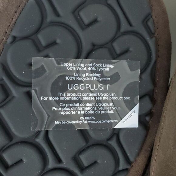UGG Ascot Slipper Dusted Cocoa Suede Wool Comfort Loafer Men's US 9 NIB - Picture 13 of 15